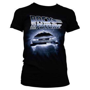 Tricou Back to the Future - Flying Delorean