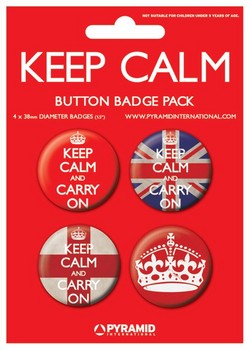 Merkesett KEEP CALM & CARRY ON