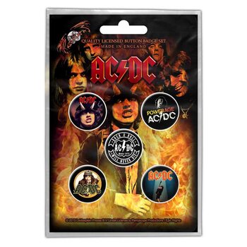 Badge sæt AC/DC - Highway to Hell