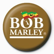 Badge BOB MARLEY - logo