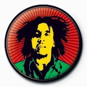 Badge BOB MARLEY - rastafari