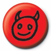 Badge DEVIL FACE