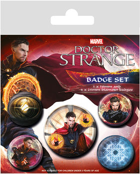 Set de badges Docteur Strange  - Magic