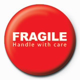 Badge FRAGILE - handle with care