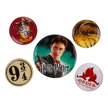 Badge set Harry Potter - Gryffindor
