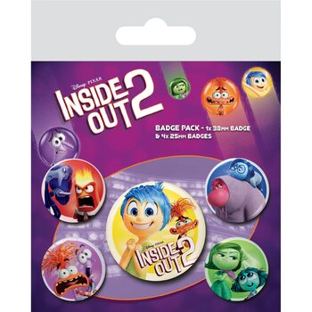 Badge sæt Inside Out 2 - Emotional Duos