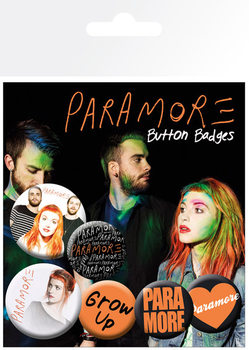 Badge set PARAMORE - logos
