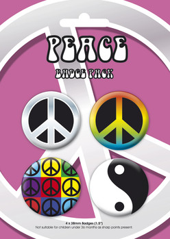 Set de badges PEACE GB Pack