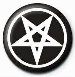 Badge PENTAGRAM - bw