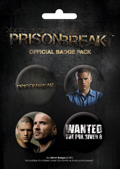 Set de badges PRISON BREAK