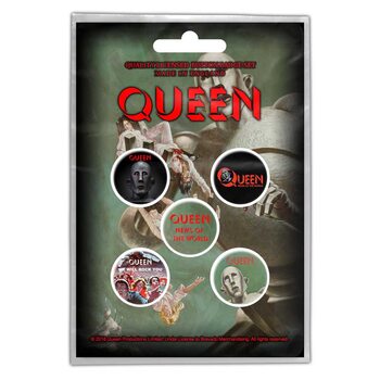 Badge set Queen - News of the World