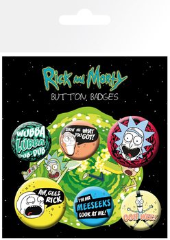 Badge Rick and Morty - Mix
