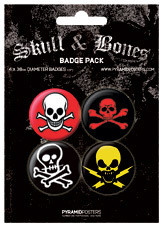 Badge  SKULL AND CROSSBONES