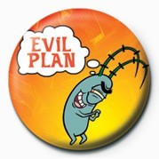Badge SPONGEBOB - evil plan