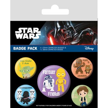 Badge set Star Wars - Chibi