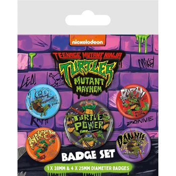 Set de badges Teenage Mutant Ninja Turtles: Mutant Mayhem