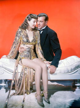 Obraz na plátně Barbara Stanwyck & Gary Cooper - Ball Of Fire