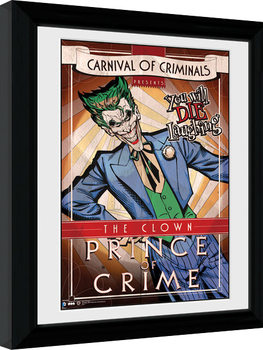 Rámovaný plakát Batman Comic - Circus Joker