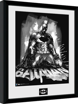 Gerahmte Poster Batman Comic - Paint