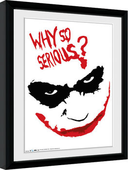 Zarámovaný plagát Batman: Temný rytier - Smile