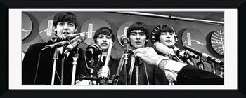 Ingelijste poster Beatles - interwiew