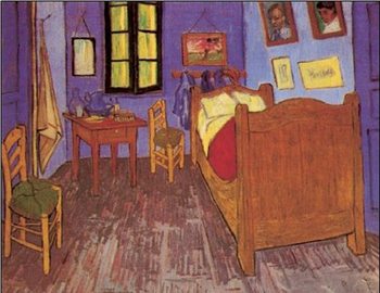 Bedroom in Arles, 1888 Festmény reprodukció