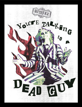 Inramad poster Beetlejuice - Dead Guy