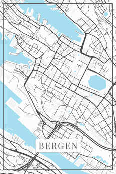 Obraz na plátně Bergen white