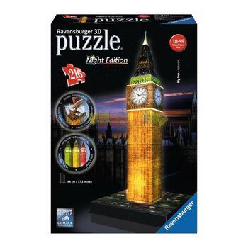 Puzzle Big Ben Noční Edice 3D