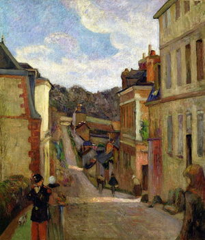 Canvastavla A Suburban Street, 1884