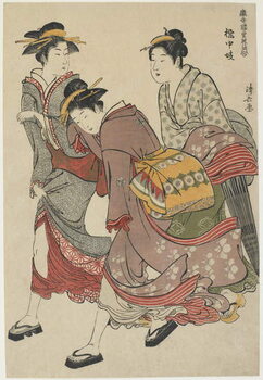 Canvastavla "Entertainers of Tachibana-cho", 1782