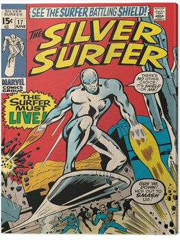 Canvastavla Fantastic Four 2: Silver Surfer - Must Live