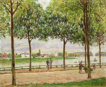 Canvastavla Les Promenade des Marronniers, St Cloud, 1878