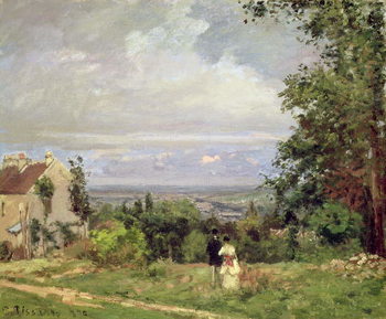 Canvastavla Louveciennes, 1870