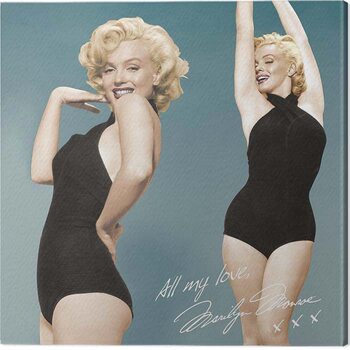 Canvastavla Marilyn Monroe - All My Love