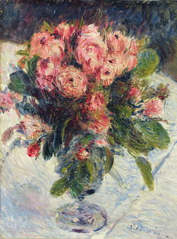 Canvastavla Moss-Roses, c.1890