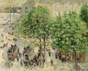 Canvastavla Place du Theatre-Francais, Spring, 1898