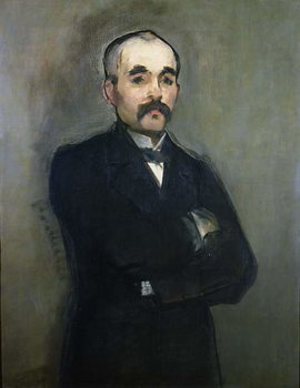 Canvastavla Portrait of Georges Clemenceau (1841-1929) 1879