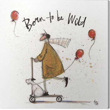 Canvastavla Sam Toft - Born to be Wild