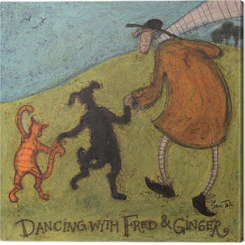 Canvastavla Sam Toft - Dancing With Fred & Ginger