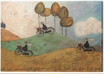 Canvastavla Sam Toft - Just One More Hill