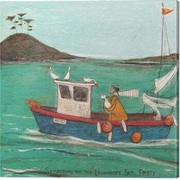 Canvastavla Sam Toft  - Searching for the Legendary Sea Pasty