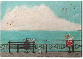 Canvastavla Sam Toft - Sharing out the Chips