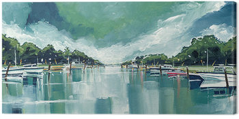 Canvastavla Stuart Roy - River Mornings and Angry Clouds