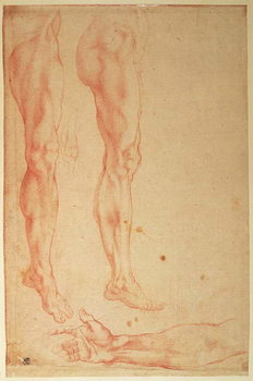 Canvastavla Studies of Legs and Arms