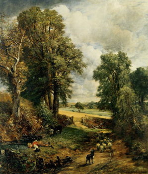 Canvastavla The Cornfield, 1826