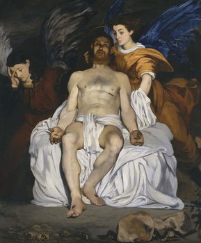 Canvastavla The Dead Christ with Angels, 1864
