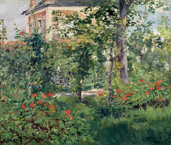 Canvastavla The Garden at Bellevue, 1880