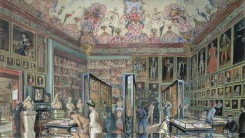 Canvastavla The Genealogy Room of the Ambraser