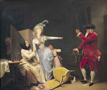Canvastavla The Jealous Old Man, 1791